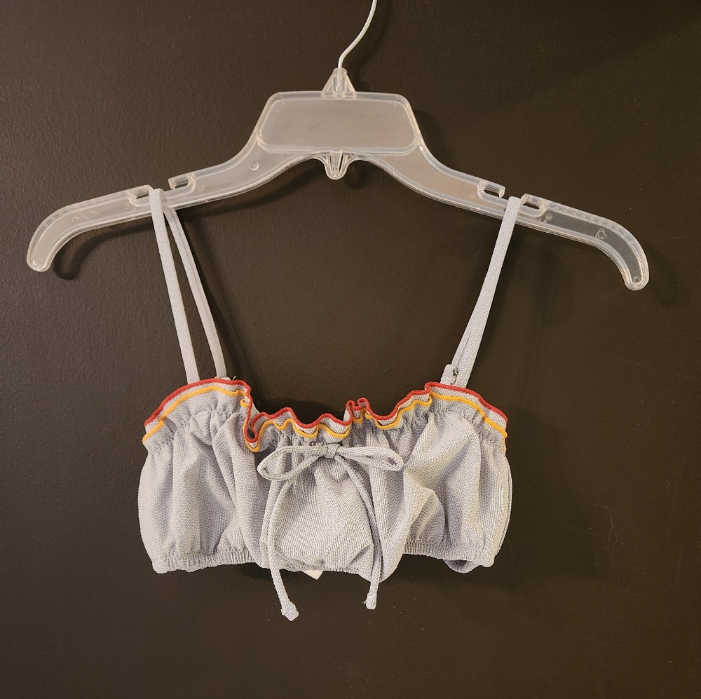 Madewell Ruffled Bikini Top - Picture 2 of 14